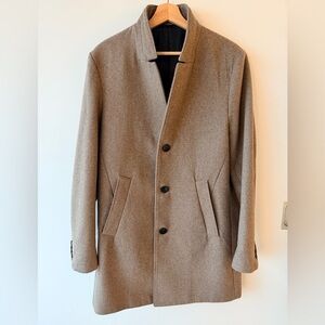 Wool Blend Trenchcoat Winter Coat